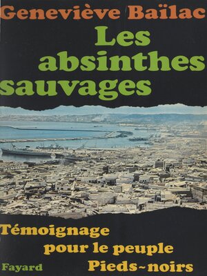 cover image of Les absinthes sauvages